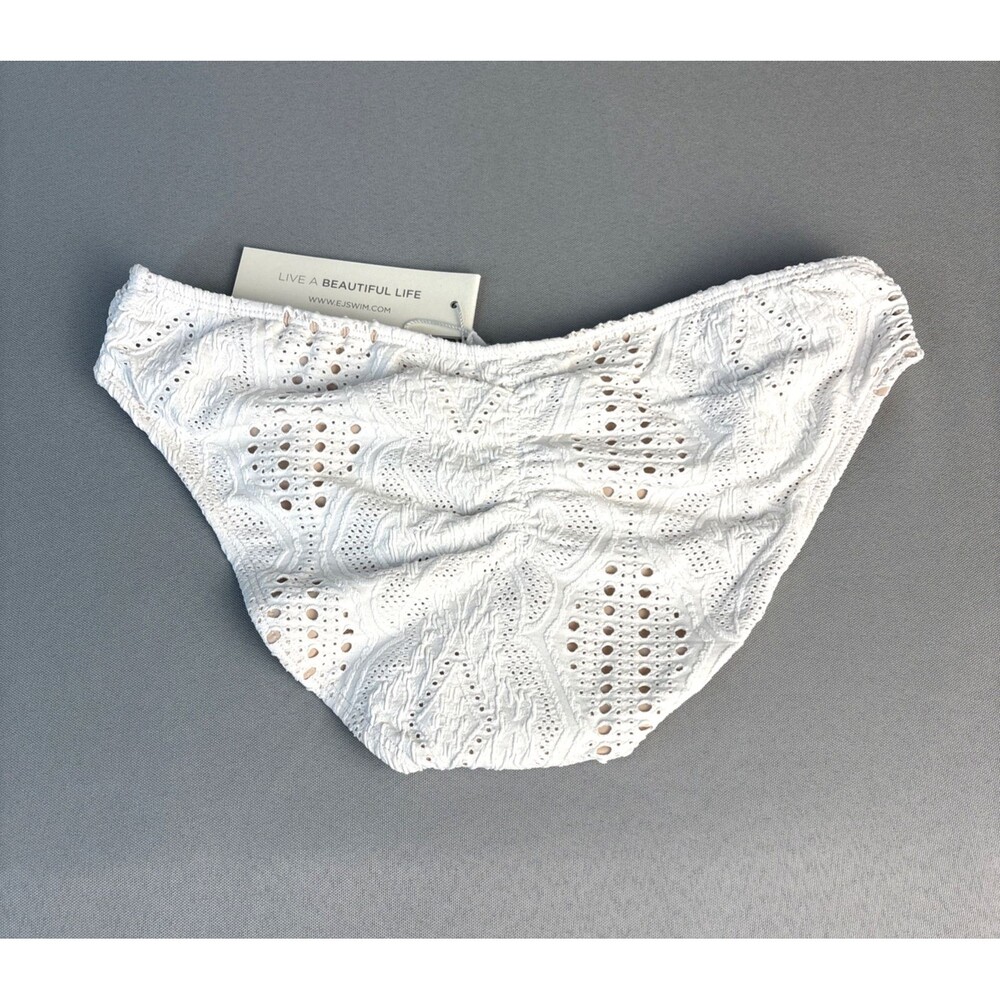 New S Bikini Mia Ruffle Sleeve Crop Top Skimpy or Full Bottom Lined Padded $188 - Picture 4 of 12